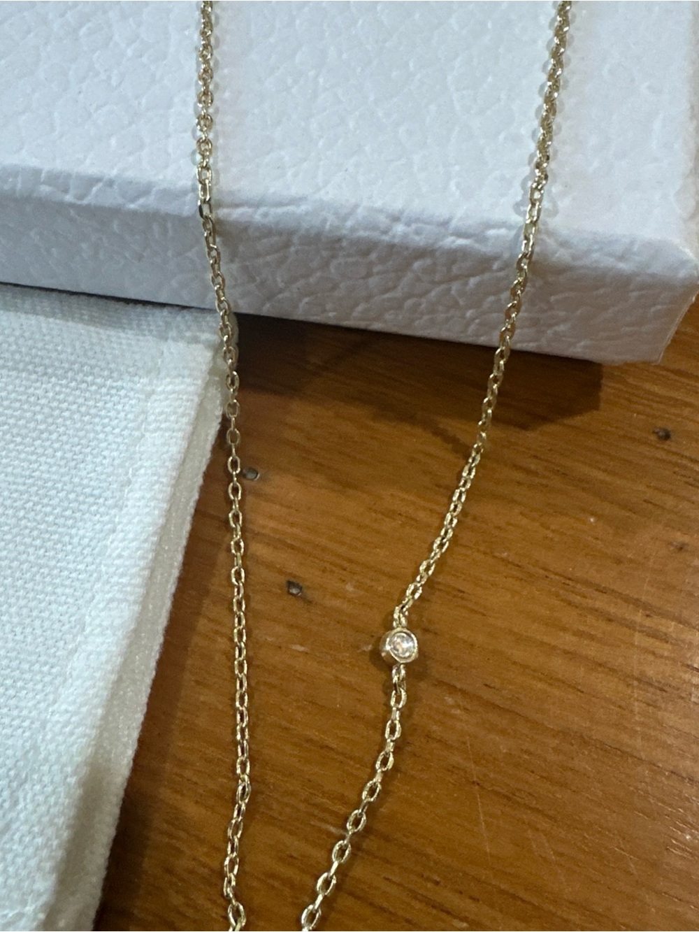 Christian Dior CD Logo Pearl Star Long Necklace White Tone Lucky Charms - Picture 3 of 6